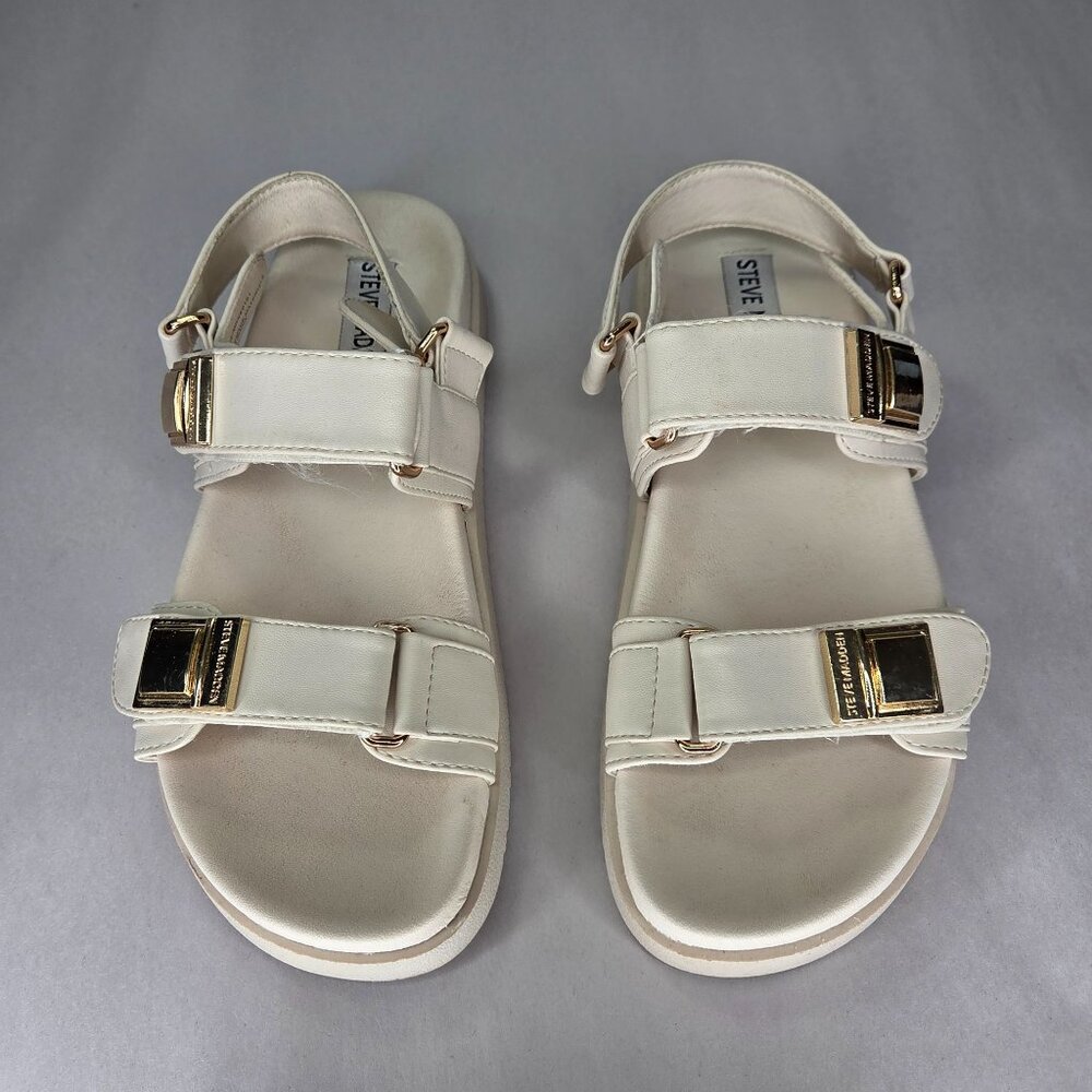 Steve Madden Women's Marnie Slingback Sandal Bone Cream - Picture 3 of 6